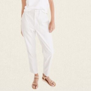 Madewell Griff Tapered Fatigue Cargo Pants 29 High Waist Antique Cream